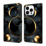 Ốp lưng điện thoại da thuần chay sơn giống pha lê, dành cho iPhone 15 Pro Max, iPhone 15 Pro, iPhone 14 / 13, iPhone 14 Pro