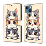 Ốp lưng điện thoại da thuần chay sơn giống pha lê, dành cho iPhone 15 Pro Max, iPhone 15 Pro, iPhone 14 / 13, iPhone 14 Pro