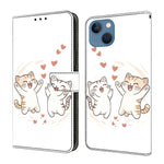 Ốp lưng điện thoại da thuần chay sơn giống pha lê, dành cho iPhone 15 Pro Max, iPhone 15 Pro, iPhone 14 / 13, iPhone 14 Pro