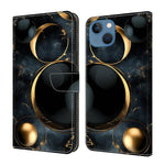 Ốp lưng điện thoại da thuần chay sơn giống pha lê, dành cho iPhone 15 Pro Max, iPhone 15 Pro, iPhone 14 / 13, iPhone 14 Pro