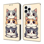 Ốp lưng điện thoại da thuần chay sơn giống pha lê, dành cho iPhone 15 Pro Max, iPhone 15 Pro, iPhone 14 / 13, iPhone 14 Pro