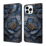 Ốp lưng điện thoại da thuần chay sơn giống pha lê, dành cho iPhone 15 Pro Max, iPhone 15 Pro, iPhone 14 / 13, iPhone 14 Pro