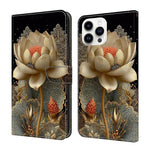 Ốp lưng điện thoại da thuần chay sơn giống pha lê, dành cho iPhone 15 Pro Max, iPhone 15 Pro, iPhone 14 / 13, iPhone 14 Pro