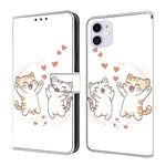 Ốp điện thoại da thuần chay sơn giống pha lê, Dành cho iPhone 11