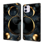 Ốp điện thoại da thuần chay sơn giống pha lê, Dành cho iPhone 11