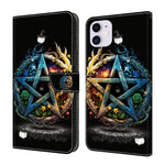 Ốp điện thoại da thuần chay sơn giống pha lê, Dành cho iPhone 11