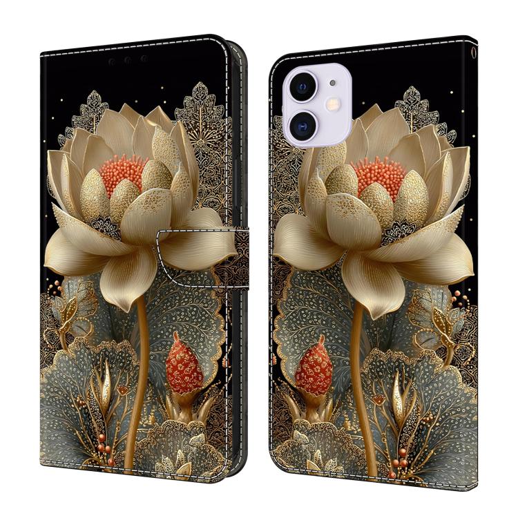 Ốp điện thoại da thuần chay sơn giống pha lê, Dành cho iPhone 11