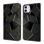 Ốp điện thoại da thuần chay sơn giống pha lê, Dành cho iPhone 11