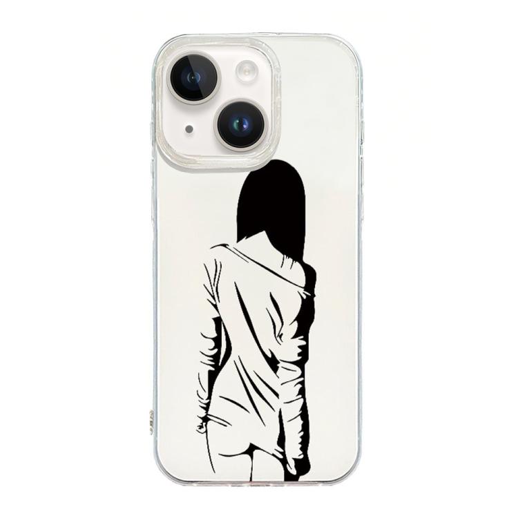 Ốp điện thoại khung trong suốt IMD kem, cho iPhone 15, cho iPhone 14 Plus, cho iPhone 14, cho iPhone 14 Pro, cho iPhone 14 Pro Max, cho iPhone SE 2022 / 2020 / 8 / 7, cho iPhone 13 Pro Max, cho iPhone 13 Pro, cho iPhone 13, cho iPhone 12
