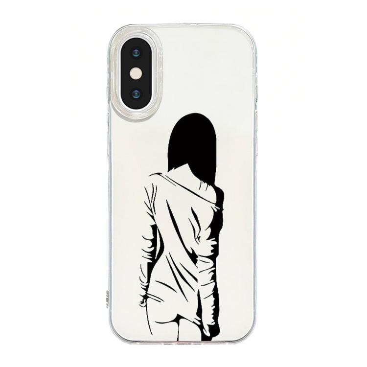 Transparent Frame IMD Cream Phone Case, For iPhone 11 Pro Max, For iPhone 11, For iPhone 11 Pro, For iPhone X / XS, For iPhone XR, For iPhone XS Max, For iPhone 8 Plus / 7 Plus