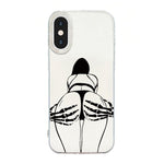 Transparent Frame IMD Cream Phone Case, For iPhone 11 Pro Max, For iPhone 11, For iPhone 11 Pro, For iPhone X / XS, For iPhone XR, For iPhone XS Max, For iPhone 8 Plus / 7 Plus