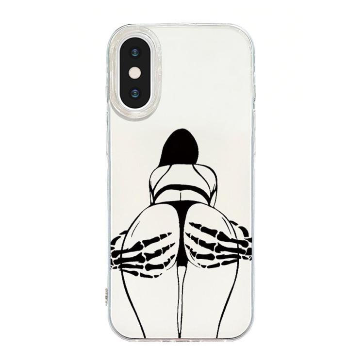 Transparent Frame IMD Cream Phone Case, For iPhone 11 Pro Max, For iPhone 11, For iPhone 11 Pro, For iPhone X / XS, For iPhone XR, For iPhone XS Max, For iPhone 8 Plus / 7 Plus