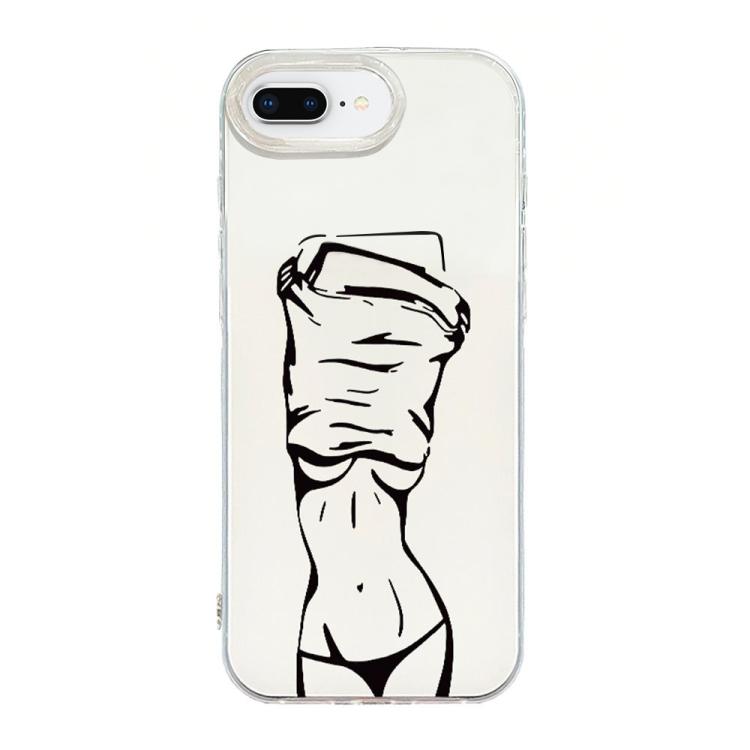 Transparent Frame IMD Cream Phone Case, For iPhone 11 Pro Max, For iPhone 11, For iPhone 11 Pro, For iPhone X / XS, For iPhone XR, For iPhone XS Max, For iPhone 8 Plus / 7 Plus