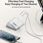 Bộ sạc nhanh giao diện kép USB và Type-C PD45W Yesido, phích cắm EU, UK, US