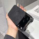 Ốp lưng điện thoại da cừu lỗ nhỏ có nam châm, dành cho iPhone 17 Pro Max, dành cho iPhone 17 Pro