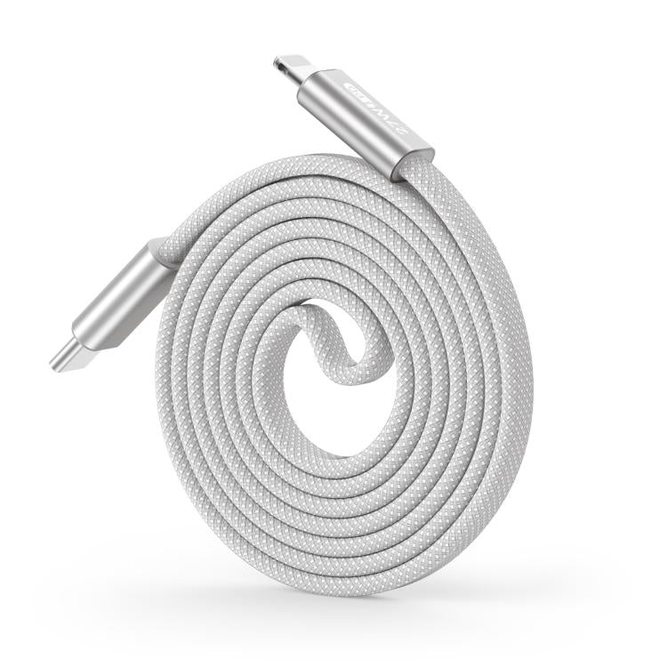 Cáp dữ liệu bện nylon từ tính DUX DUCIS AUTO Series 27W Type-C sang 8 Pin, chiều dài: 1m, Type-C sang 8 Pin