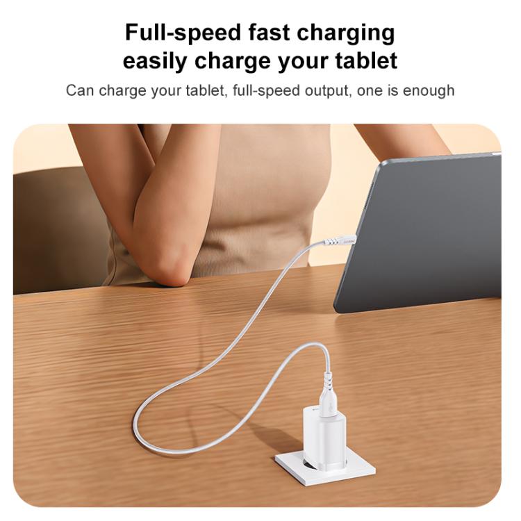 Bộ sạc giao diện đơn USB 18W Yesido kèm cáp USB sang Type-C, phích cắm EU, phích cắm UK, phích cắm US