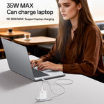 Bộ sạc nhanh cổng đơn Yesido YC20U PD35W USB-C / Type-C kèm cáp Type-C sang Type-C, YC20U