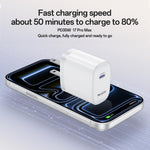 Bộ sạc nhanh cổng đơn Yesido YC20U PD35W USB-C / Type-C kèm cáp Type-C sang Type-C, YC20U