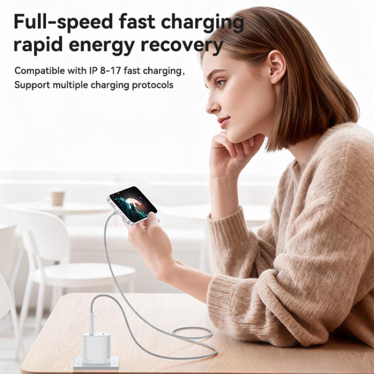 Bộ sạc nhanh cổng đơn Yesido YC20U PD35W USB-C / Type-C kèm cáp Type-C sang Type-C, YC20U