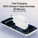 Bộ sạc nhanh cổng đơn Yesido YC107 PD35W USB-C / Type-C kèm cáp Type-C sang Type-C, YC107