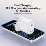 Bộ sạc nhanh cổng đơn Yesido YC153 PD35W USB-C / Type-C kèm cáp Type-C sang Type-C, YC153