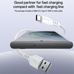 Yesido YC17U 12W 2.4A USB Dual Ports Charger Set with 1m USB to Type-C Data Cable, YC17U