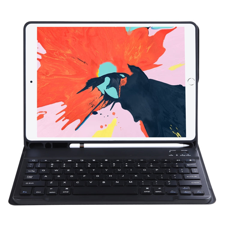 T098B Ốp bảo vệ bàn phím Bluetooth màu kẹo tích hợp siêu mỏng cho iPad Air 11 2024 / 2025 / Air 4 10.9 inch 2020, có giá đỡ & khe cắm bút, T098B