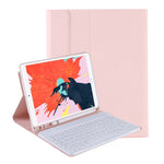 T098B Ốp bảo vệ bàn phím Bluetooth màu kẹo tích hợp siêu mỏng cho iPad Air 11 2024 / 2025 / Air 4 10.9 inch 2020, có giá đỡ & khe cắm bút, T098B
