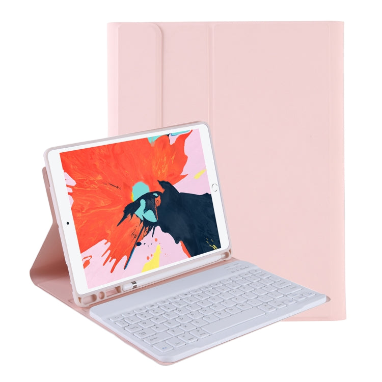 T098B Ốp bảo vệ bàn phím Bluetooth màu kẹo tích hợp siêu mỏng cho iPad Air 11 2024 / 2025 / Air 4 10.9 inch 2020, có giá đỡ & khe cắm bút, T098B