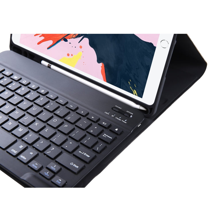 T098B Ốp bảo vệ bàn phím Bluetooth màu kẹo tích hợp siêu mỏng cho iPad Air 11 2024 / 2025 / Air 4 10.9 inch 2020, có giá đỡ & khe cắm bút, T098B