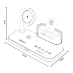 Trạm sạc không dây đa năng từ tính 6 trong 1 Yesido DS37 25W, DS37