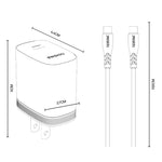 Bộ sạc Yesido YC18U PD20W Type-C kèm cáp dữ liệu Type-C 1m sang Type-C, YC18U
