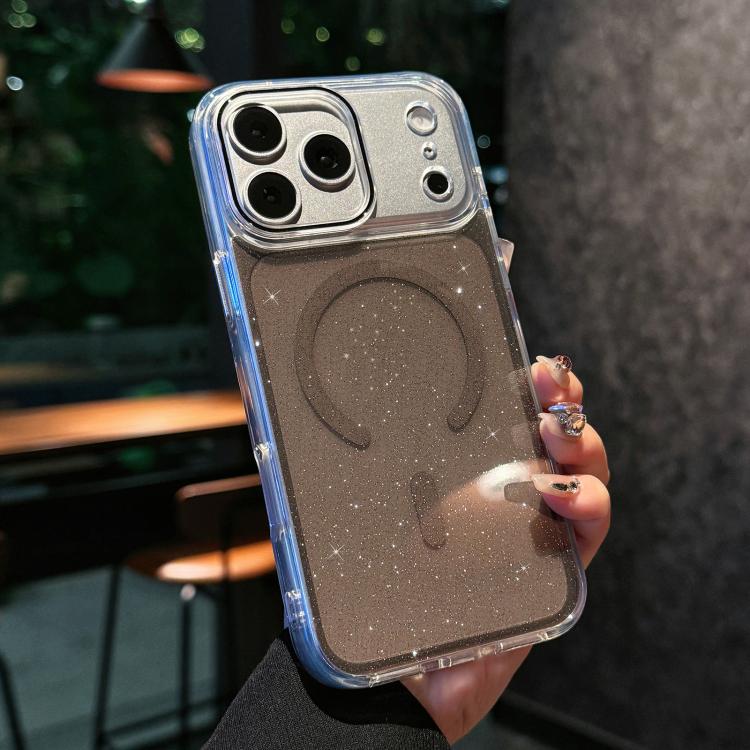 Ốp lưng điện thoại acrylic lấp lánh pha lê có nam châm, dành cho iPhone 17 Pro Max, dành cho iPhone 17 Pro