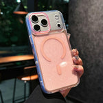 Ốp lưng điện thoại acrylic lấp lánh pha lê có nam châm, dành cho iPhone 17 Pro Max, dành cho iPhone 17 Pro