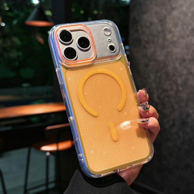 Ốp lưng điện thoại acrylic lấp lánh pha lê có nam châm, dành cho iPhone 17 Pro Max, dành cho iPhone 17 Pro