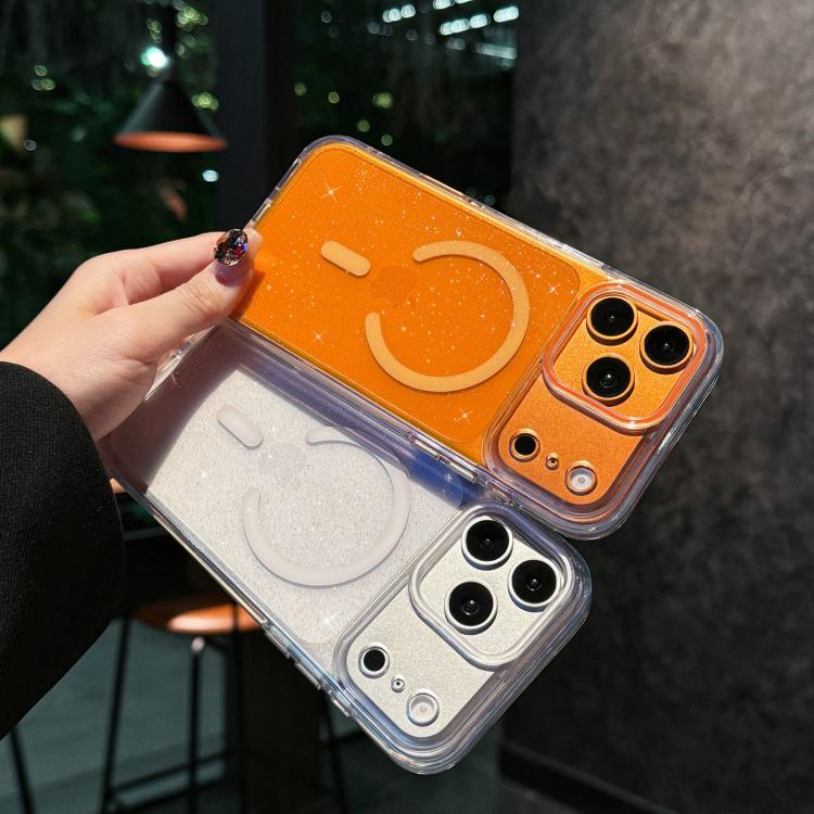Ốp lưng điện thoại acrylic lấp lánh pha lê có nam châm, dành cho iPhone 17 Pro Max, dành cho iPhone 17 Pro