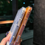 Ốp lưng điện thoại acrylic lấp lánh pha lê có nam châm, dành cho iPhone 17 Pro Max, dành cho iPhone 17 Pro