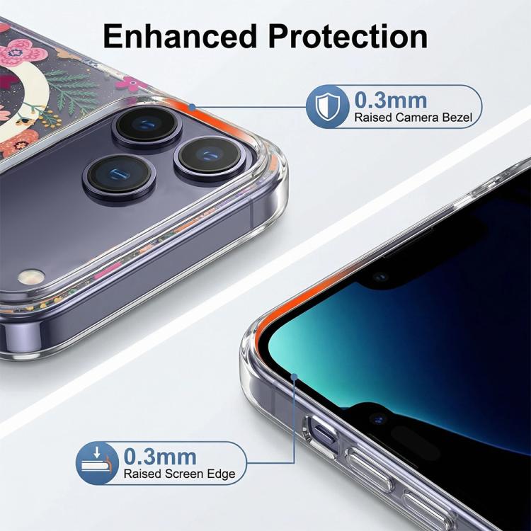 Ốp Lưng Điện Thoại Nam Châm IMD Blue Light Jungle Series, Dành Cho iPhone 13 Pro Max, Dành Cho iPhone 13 Pro