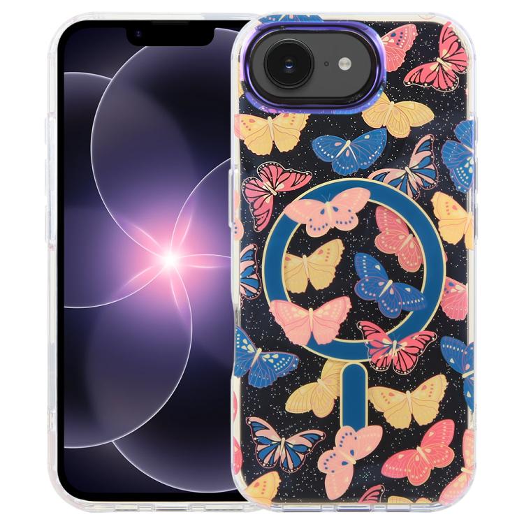 Ốp lưng điện thoại nam châm IMD Blue Light Jungle Series, dành cho iPhone 17e / 16e, dành cho iPhone 17 Pro Max, dành cho iPhone 17 Pro, dành cho iPhone 17, dành cho iPhone Air, dành cho iPhone 16 Pro Max, dành cho iPhone 16 Pro, dành cho iPhone 16 Plus