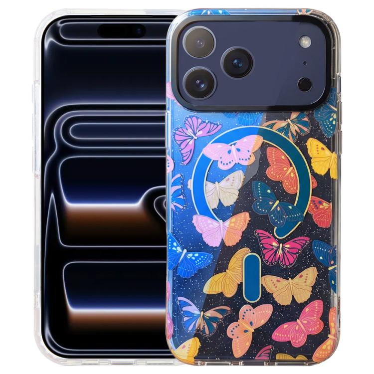 Ốp lưng điện thoại nam châm IMD Blue Light Jungle Series, dành cho iPhone 17e / 16e, dành cho iPhone 17 Pro Max, dành cho iPhone 17 Pro, dành cho iPhone 17, dành cho iPhone Air, dành cho iPhone 16 Pro Max, dành cho iPhone 16 Pro, dành cho iPhone 16 Plus
