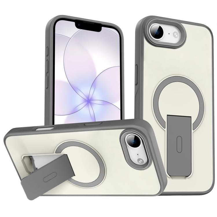 Ốp lưng điện thoại MagSafe cảm giác da có chân đế ẩn, dành cho iPhone 16e / 17e, dành cho iPhone 17 Pro Max, dành cho iPhone 17 Pro, dành cho iPhone 17, dành cho iPhone Air