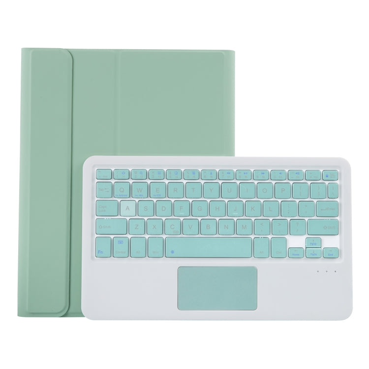 T098B-A Ốp bảo vệ bàn phím Bluetooth màu kẹo TPU tháo rời có kết cấu da ép cho iPad Air 11 2024 / 2025 / Air 4 10.9 inch 2020, có giá đỡ & khe cắm bút & cảm ứng, T098B-A