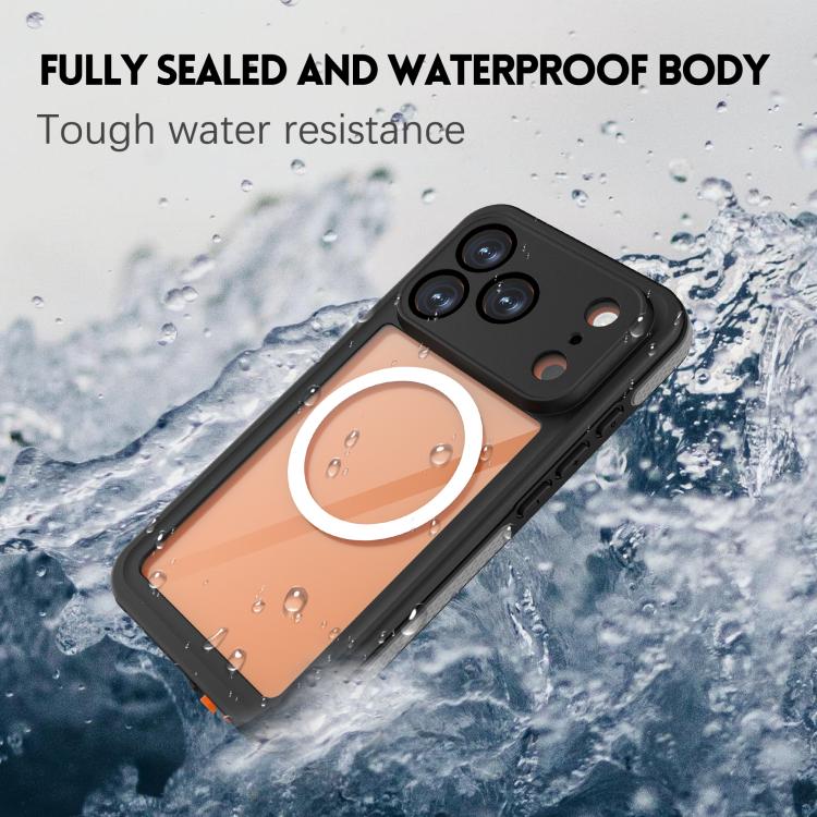 Ốp lưng điện thoại nam châm chống nước IP68 dòng RedPepper V, dành cho iPhone 17 Pro, dành cho iPhone 17