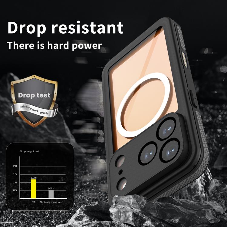 Ốp lưng điện thoại nam châm chống nước IP68 dòng RedPepper V, dành cho iPhone 17 Pro, dành cho iPhone 17