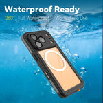 Ốp lưng điện thoại nam châm chống nước IP68 dòng RedPepper V, dành cho iPhone 17 Pro, dành cho iPhone 17
