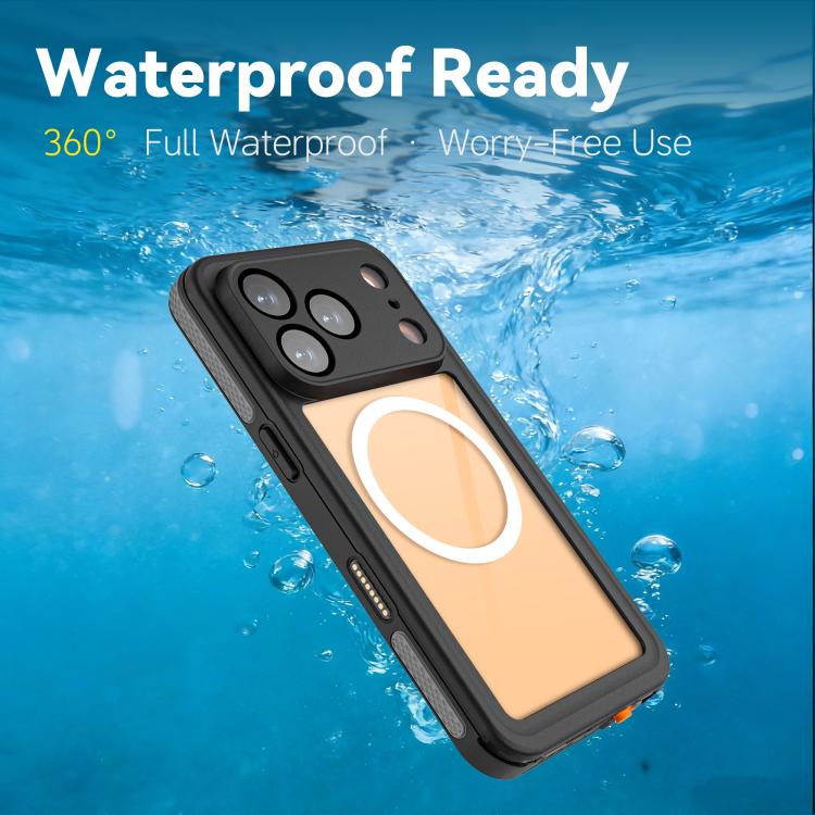 Ốp lưng điện thoại nam châm chống nước IP68 dòng RedPepper V, dành cho iPhone 17 Pro, dành cho iPhone 17
