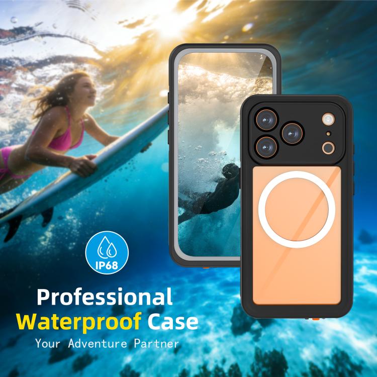 Ốp lưng điện thoại nam châm chống nước IP68 dòng RedPepper V, dành cho iPhone 17 Pro, dành cho iPhone 17