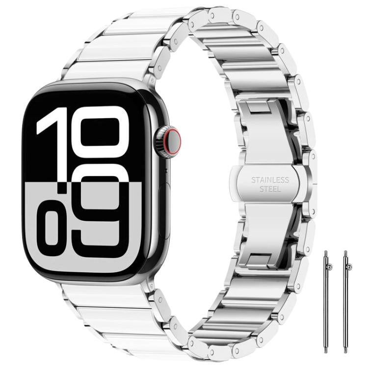 Dây đồng hồ thép không gỉ gốm xDfind, dành cho Apple Watch 42 / 44 / 45 / 46 / 49mm, dành cho Apple Watch 38 / 40 / 41 / S11 42mm