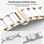 Dây đồng hồ thép không gỉ gốm xDfind, dành cho Apple Watch 42 / 44 / 45 / 46 / 49mm, dành cho Apple Watch 38 / 40 / 41 / S11 42mm